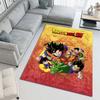 Cartoon dragon image Dragon Ball anime game rug, suitable for game rooms, bedrooms, living rooms, sofas, and other home décor;