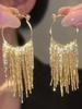 2PC Women's Fashion Retro Bohemian Style Tassel Earrings Outdoor Travel Carnival Party Holiday Dressing Gifts