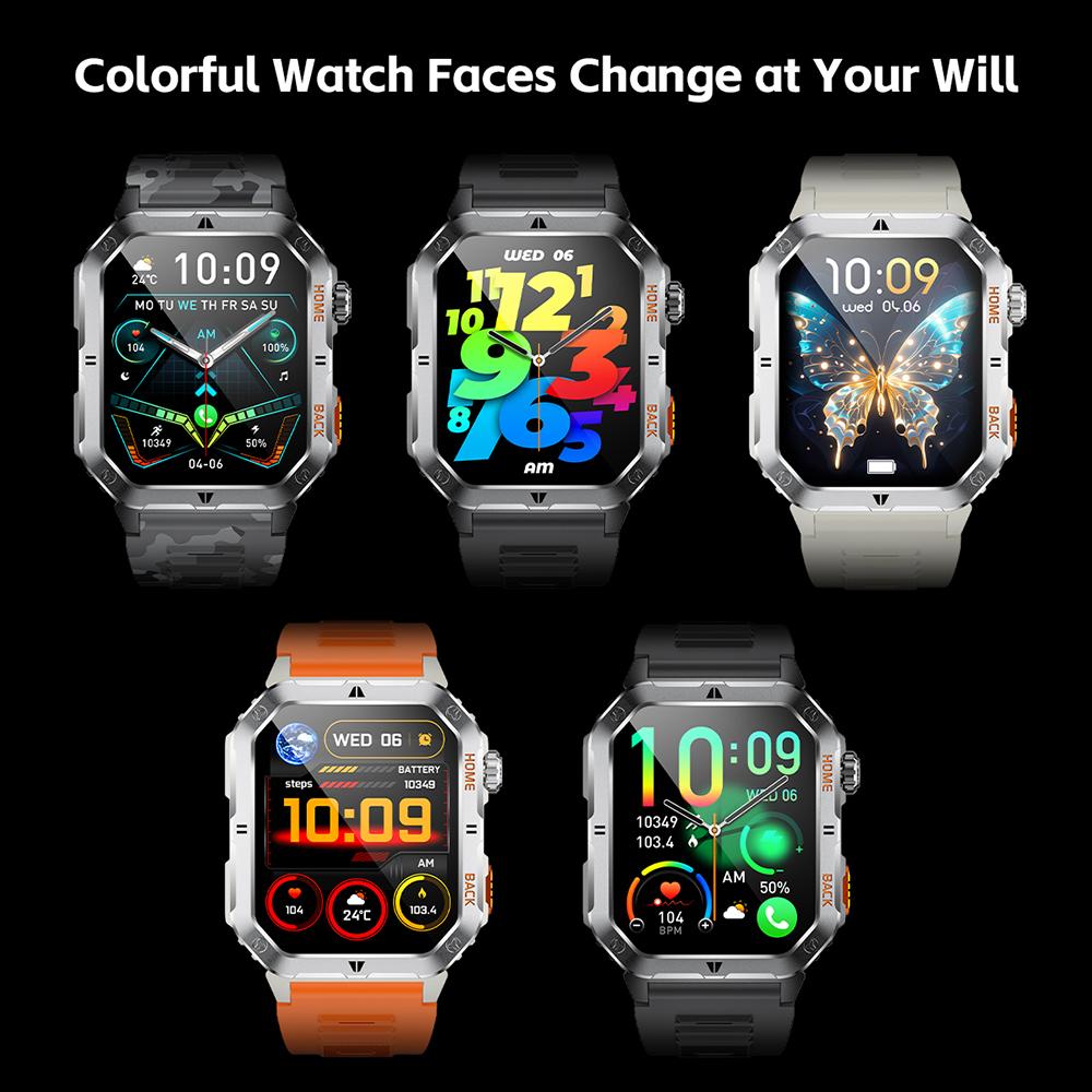 1000mAh Battery Sports Smart Watches for Man New High-End Smartwatch  Android Electronics Clock Watch for IOS Android Phones