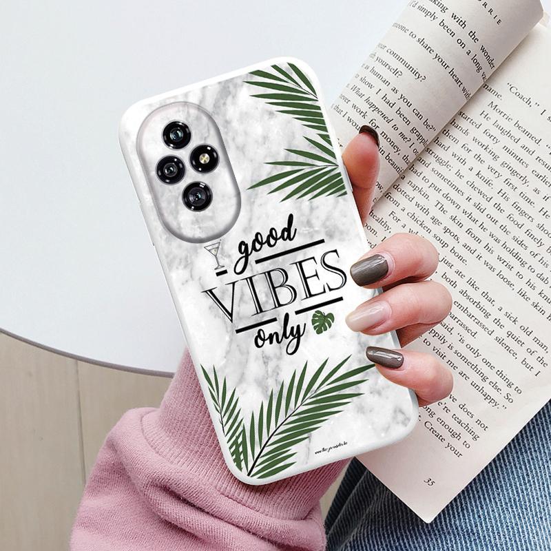 Colorful Marble Case For Honor 200 Luxury Soft Shockproof Cover Fundas For Honor200 90 Lite Shell Watercolor Oil Painting Coque
