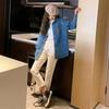 Women's Korean Style Bear Embroidery Soft Denim Shirt Jacket - Thick Material, New Design