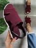 22 summer new European and American sandals large size breathable elastic fly weaving flat bottom casual