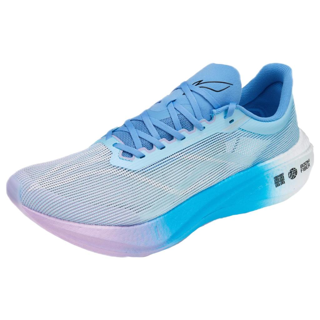LiNing Feidian 3.0 Challenger Cotton Candy Durable Breathable Low-Top Running Shoes Men sneaker Purple Blue ARMT037-5