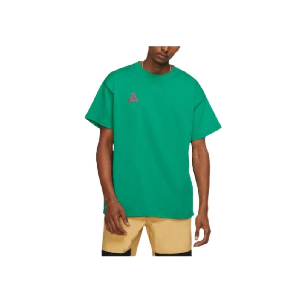 Nike NRG ACG Short-Sleeve Logo Tee Lucid Green/Sport Fuchsia Men Tops BQ7342-320