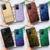 Aqua Blau Regenbogen GLITZER SPARKLES Hülle Cover Für Xiaomi Mi 11 Lite 10T 11T Pro Handyhülle Für POCO X3 NFC M3 M4 Pro F2 F3