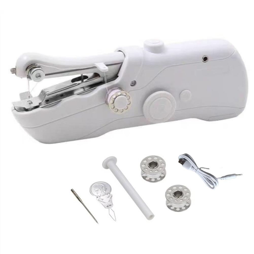 Handheld Sewing Machine Lightweight Mini Electric Sewing Machine Clothes Mending Machine for Beginners and Adults