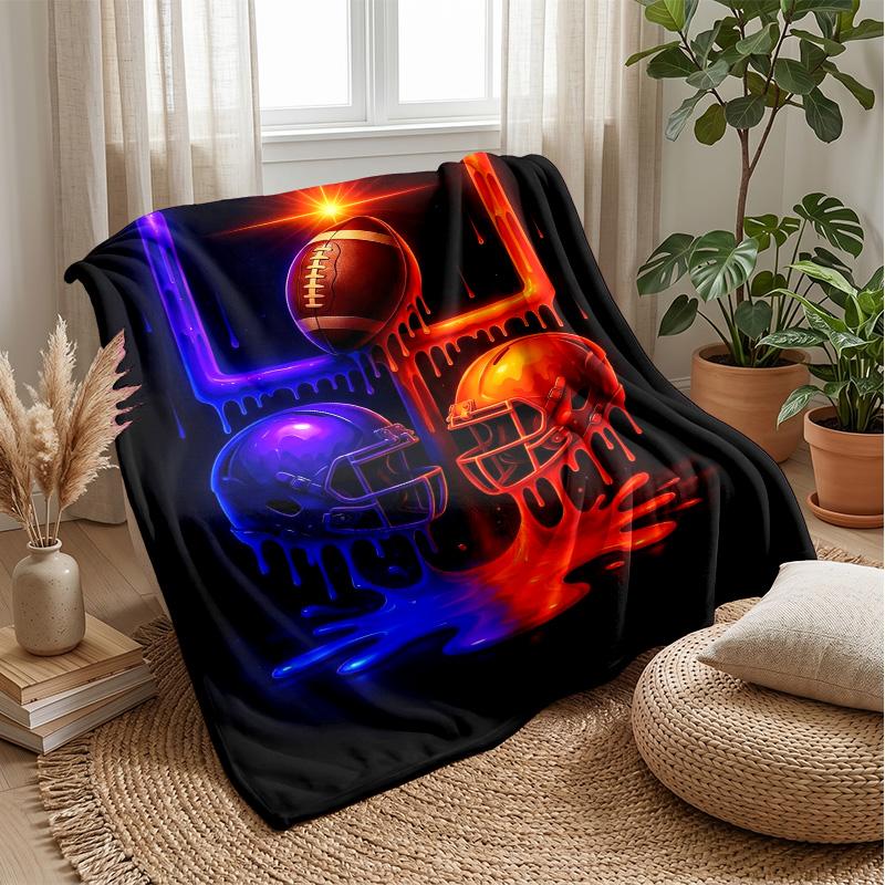 Robotic Hand Holding Game Controller Theme blanket Lightweight Warm Flannel Blanket Decorative Throw Blanket for Home Decoration