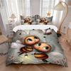 3pcs Anime Bee Bedding Set - Includes One Quilt Cover and Two Pillowcases (No Core) - Home Decor Gift for Bedroom and Guest Room Decoration