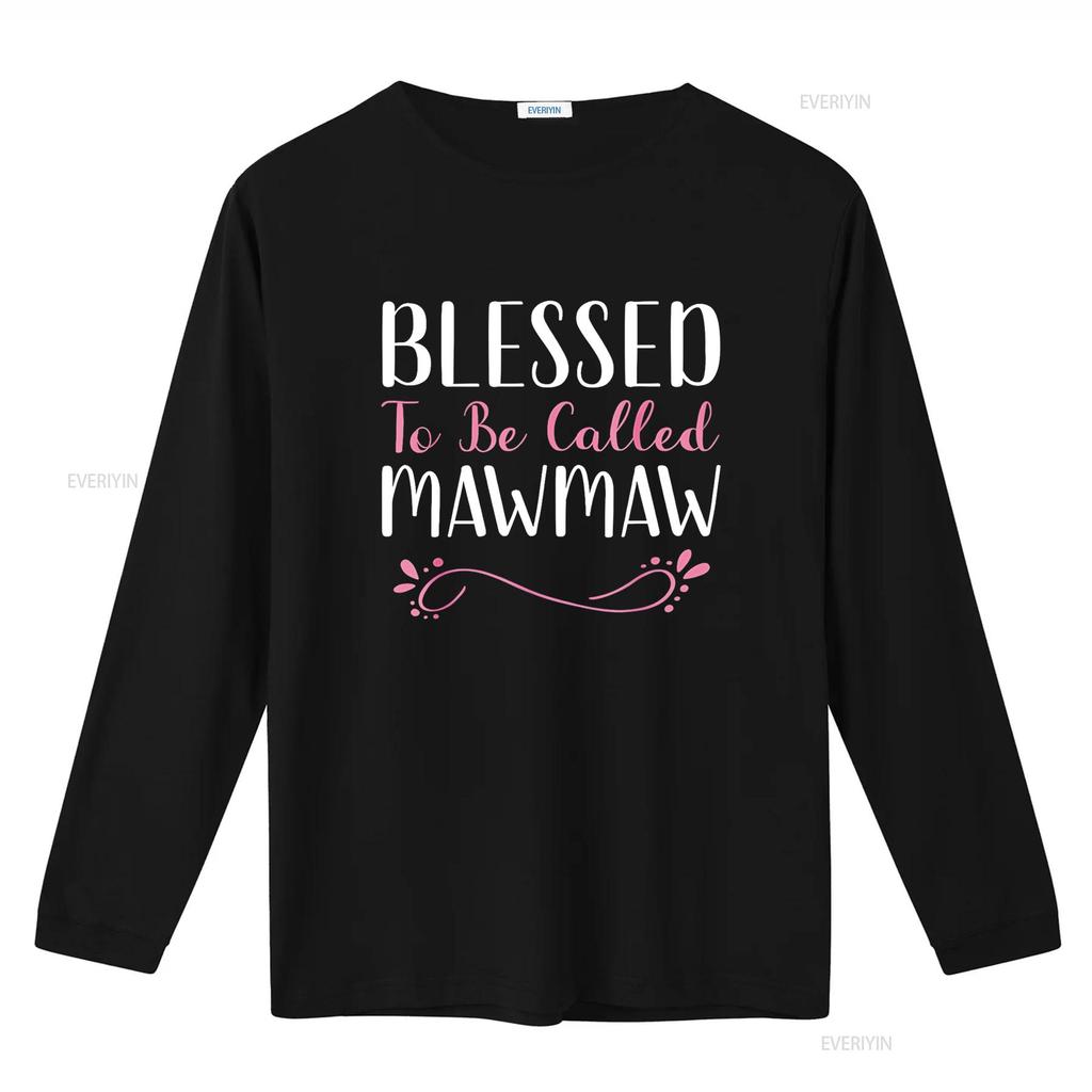 Blessed To Be Called Maw Cute Cool MawMaw T Shirt vintage Washed Unisex Versatile homme Stretched graphic Stylish Breathable