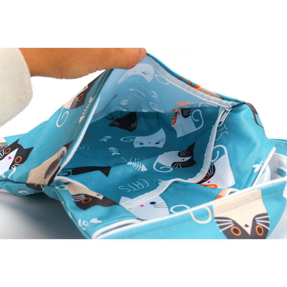 30x40CM Waterproof Double Pocket Storage Bag