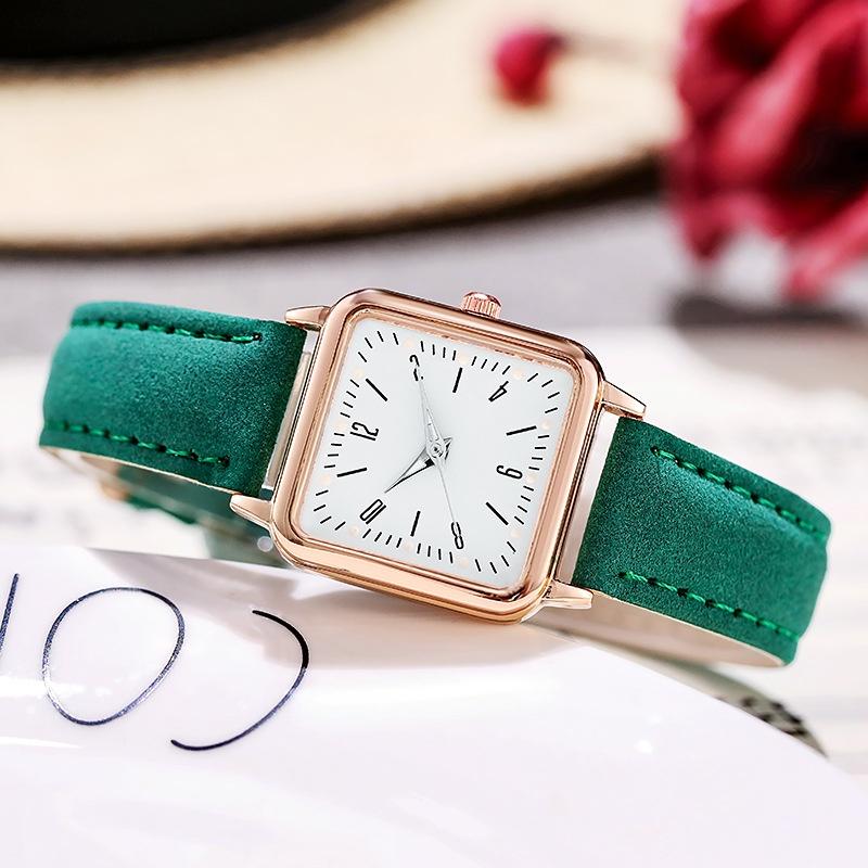 Women's Square Fashion Luminous Small Student Watch