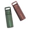Aluminum Alloy Pills Box Waterproofs Medicine Box Case Keychains Holder Container Bottles Small Travel Medicine Bottle