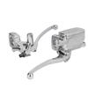 2pcs 1in Brake Clutch Master Lever Aluminum Alloy Universal Accessory for Motorcycle