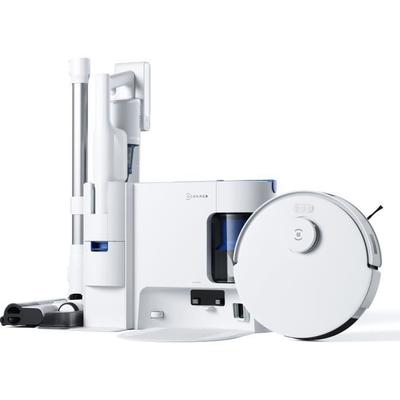 ECOVACS DEEBOT N20 COMBO - Aspirapolvere Robot + Mocio con Stazione - Svuotamento automatico doppio - Potenza 10 k Pa