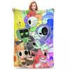 Dandy's World Game Accessories Blanket Super Soft Warm Throw Blankets for Sofa Multi-size Throws And Blankets