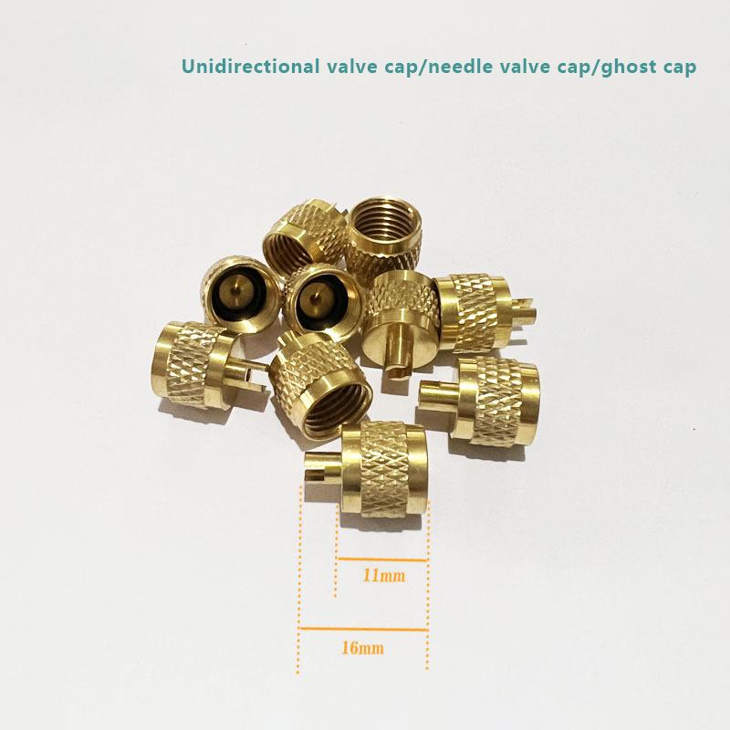 10Pcs Brass Valve Cores Replacement Ac Hvac/R Field Service Tool Refrigerant Valve Core Remover Removal Tool Havc