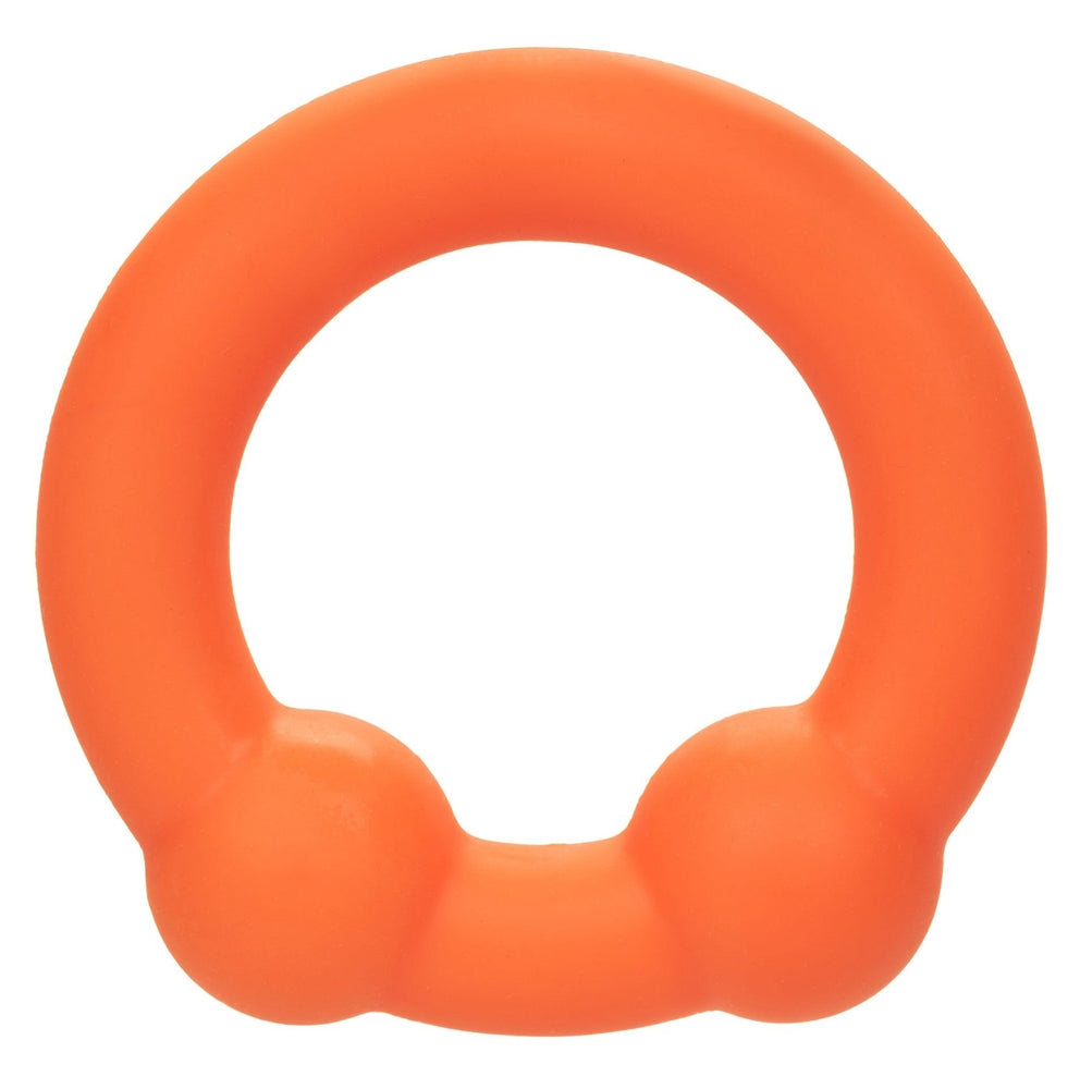 Cockring Alpha Dual Ball 37mm Orange - alpha ring by Calextotics - Cockrings Flexibles
