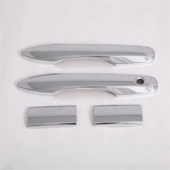 4Pcs Chrome Side Exterior Door Handle Cover Trim Fit For Toyota HIACE 2019-2022<