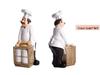 American Chef Doll Soft Figurine - Dessert & Pastry Shop Display Model