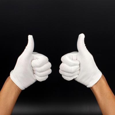 M MBAT 1 Pair Musical Instrument Gloves White Soft Spandex Profession Gloves Maintenance Tools Sax Inspection Parts Accessories