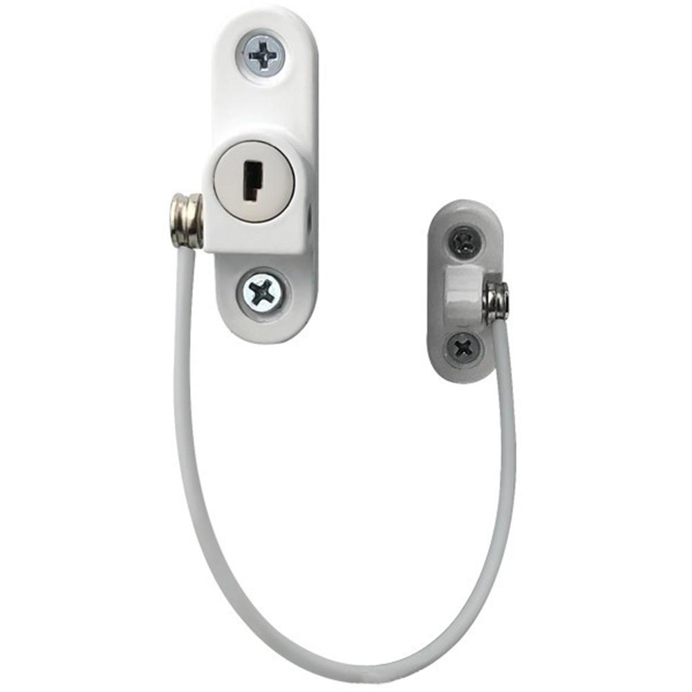 Child Baby Safety Security Lock Window Restrictor Security Wire Latch for Home Public Application белый