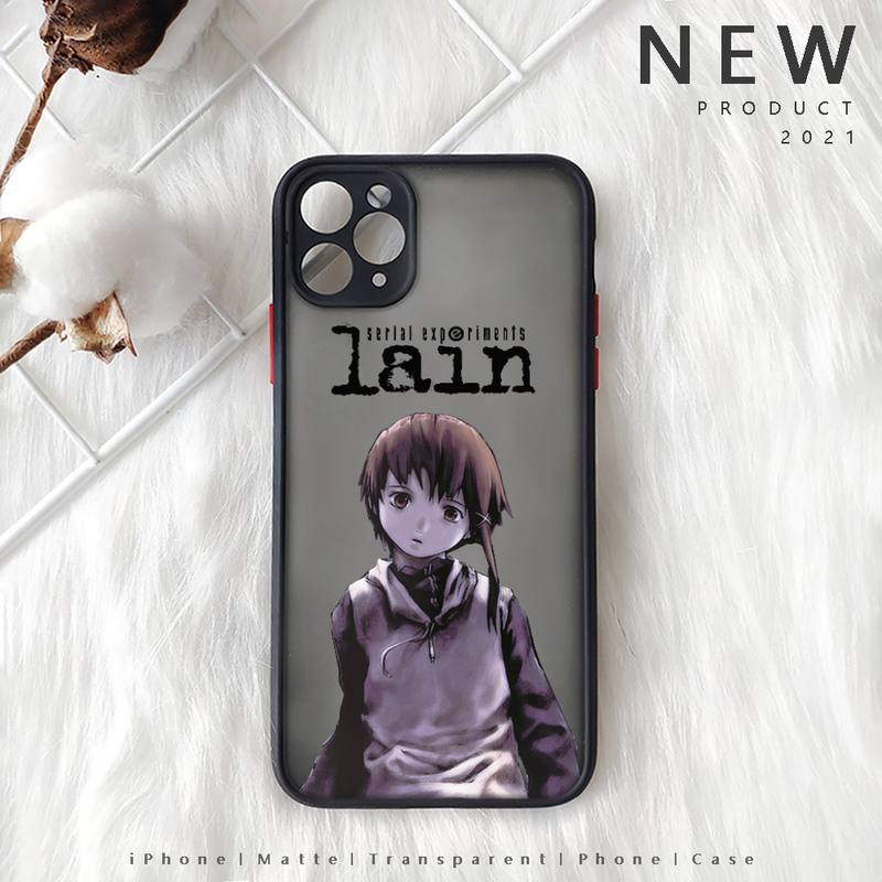 Serial Experiments Lain Phone Cases for iPhone 11 12 13 Mini Pro XS MAX 8 7 Plus X SE 2020 XR Luxury Brand Shell Funda
