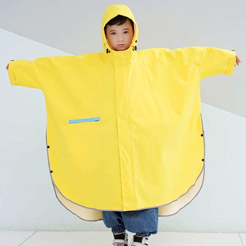 Poncho de pluie à capuche OEING pour enfants avec espace pour sac à dos