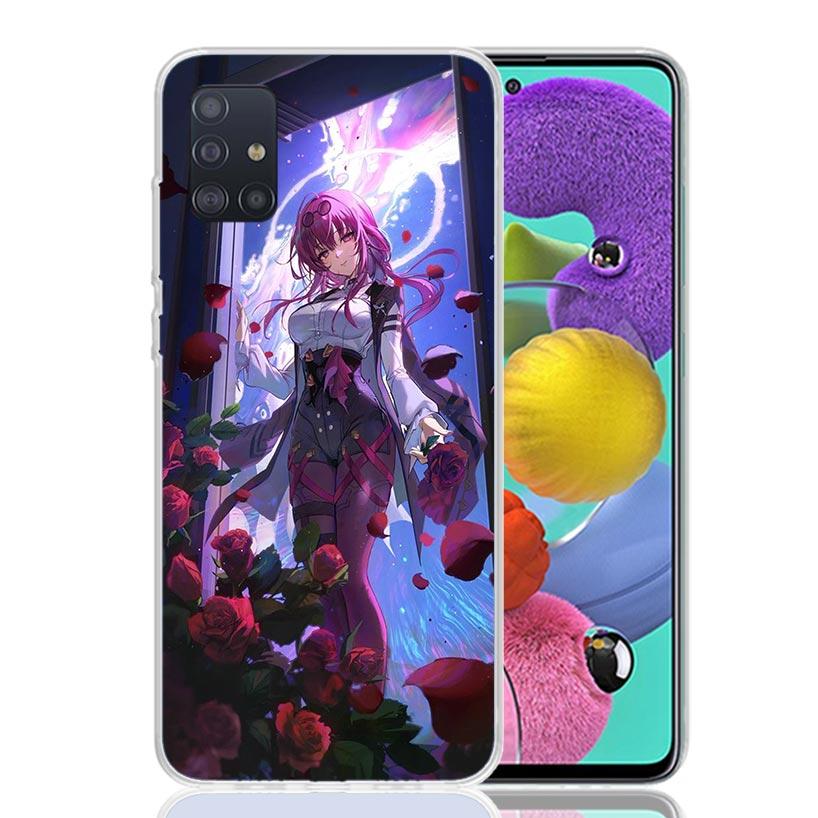 Honkai Star Rail Kafka Phone Case for Samsung Galaxy A52 A51 A50S A12 A22 A32 A72 A10S A30S A31 A71 Note 20 Ultra 10 Plus S10 Ga