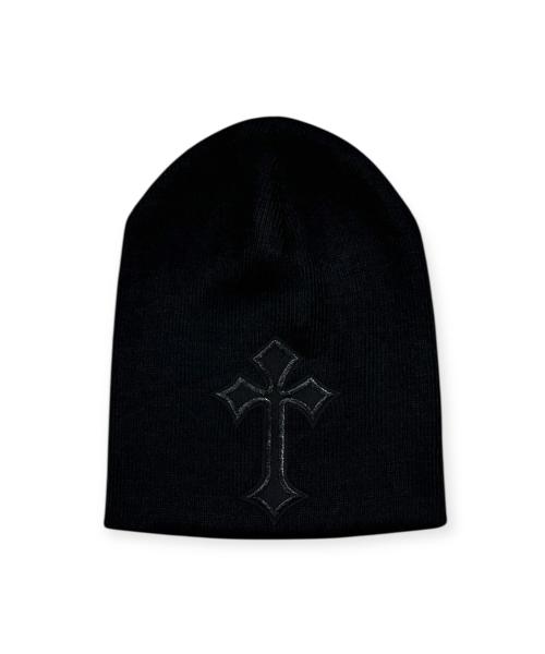 Bonseullipi Cross Short Beanie (Black)