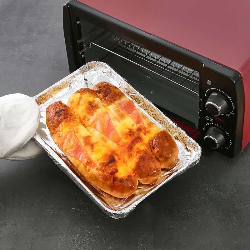 Kitchen Aluminum Foil Roll for Ovens - Disposable Tin Foil In Box
