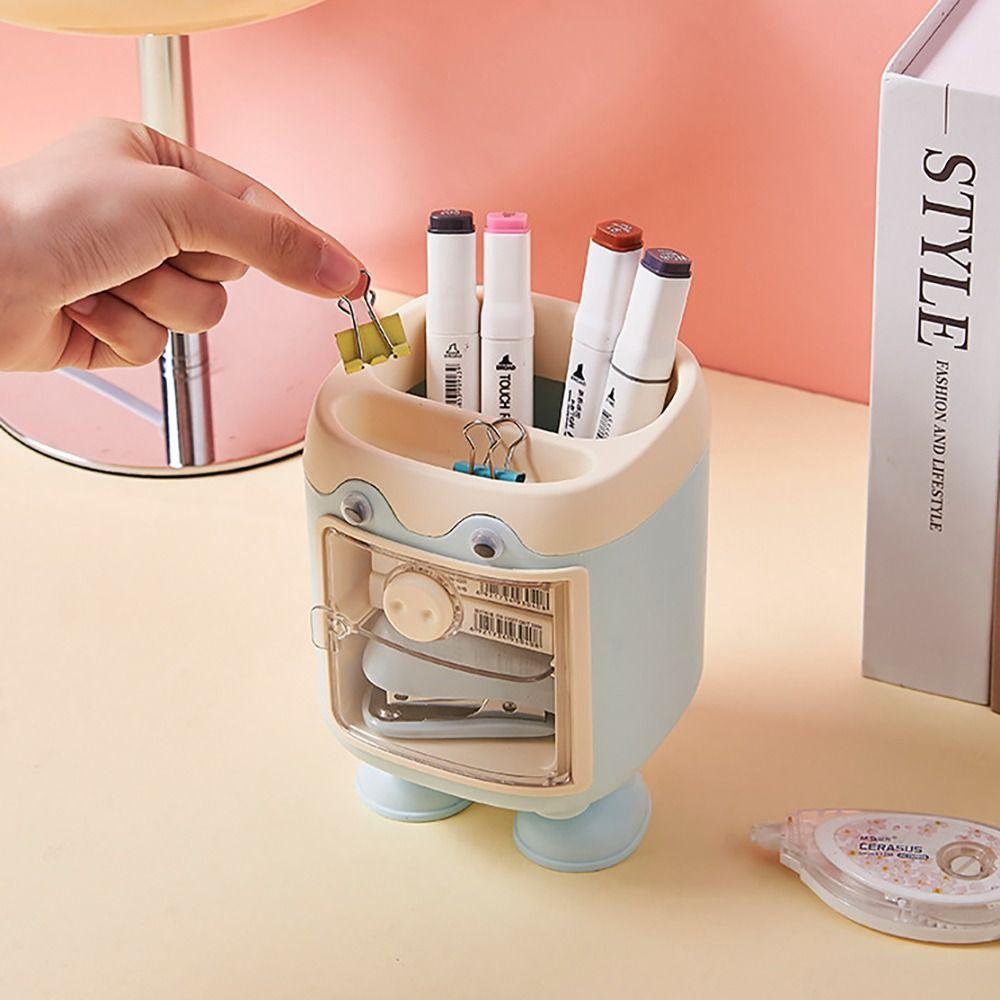 Multifunctional Pen Holder Pig/Car Shaped Pen Container Cute Makeup Brush Holder  School Office