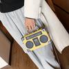 Personalisierte Radiotasche mit modischem Design Kleine Retro-Umhängetasche für Damen