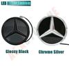 Naklejka Samochodowa Na Mercedes Benz Srebrna Ramka 3D Lustrzany Znak Dla Mercedes Benz Klasa A W176 B W246 C W205 Matowa Czerń Styl OE F