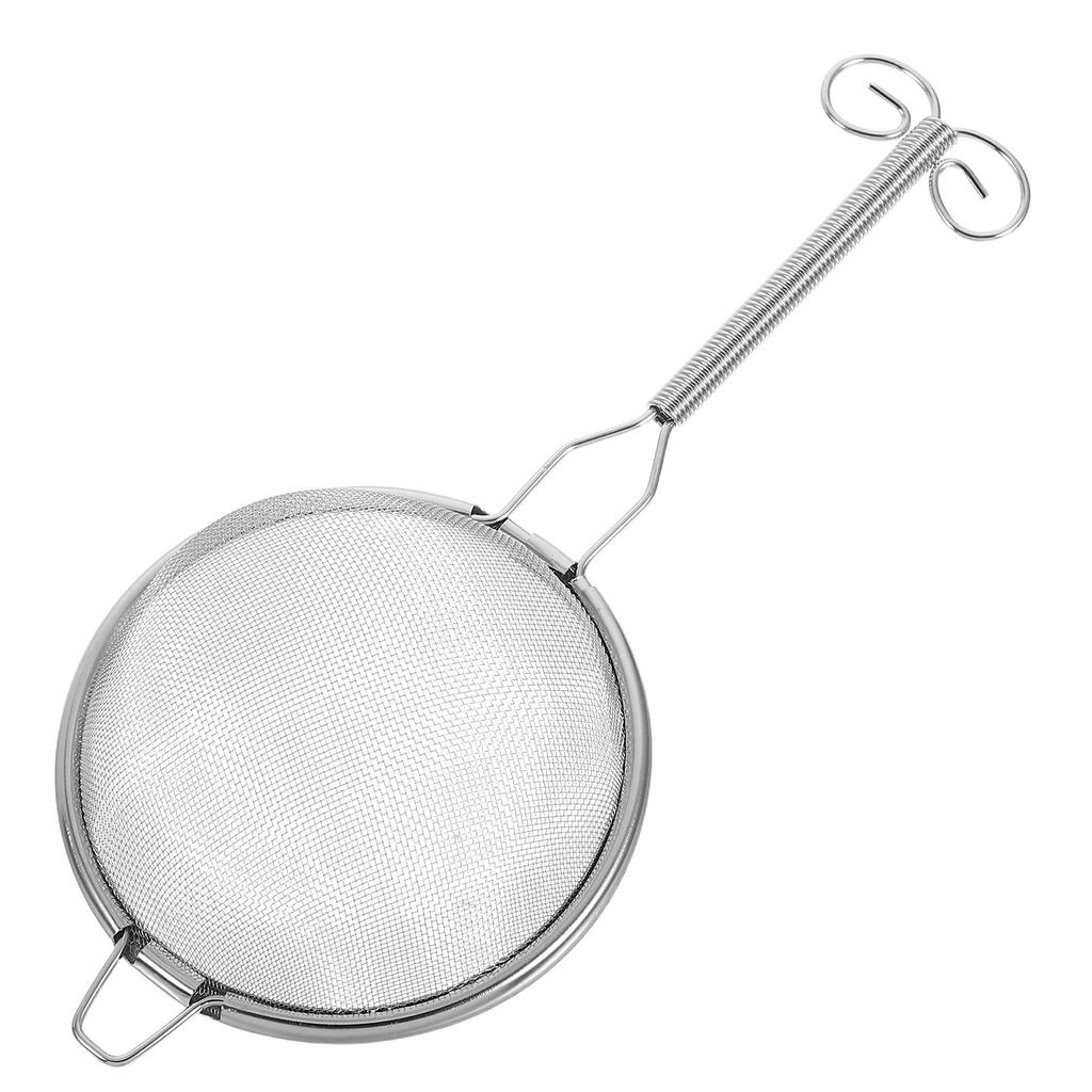 Leaf Cleaning Spoon Loose Tea Filter Coffee Stainless Steel Drink Strainer Long-handled Strainers Fine Mesh