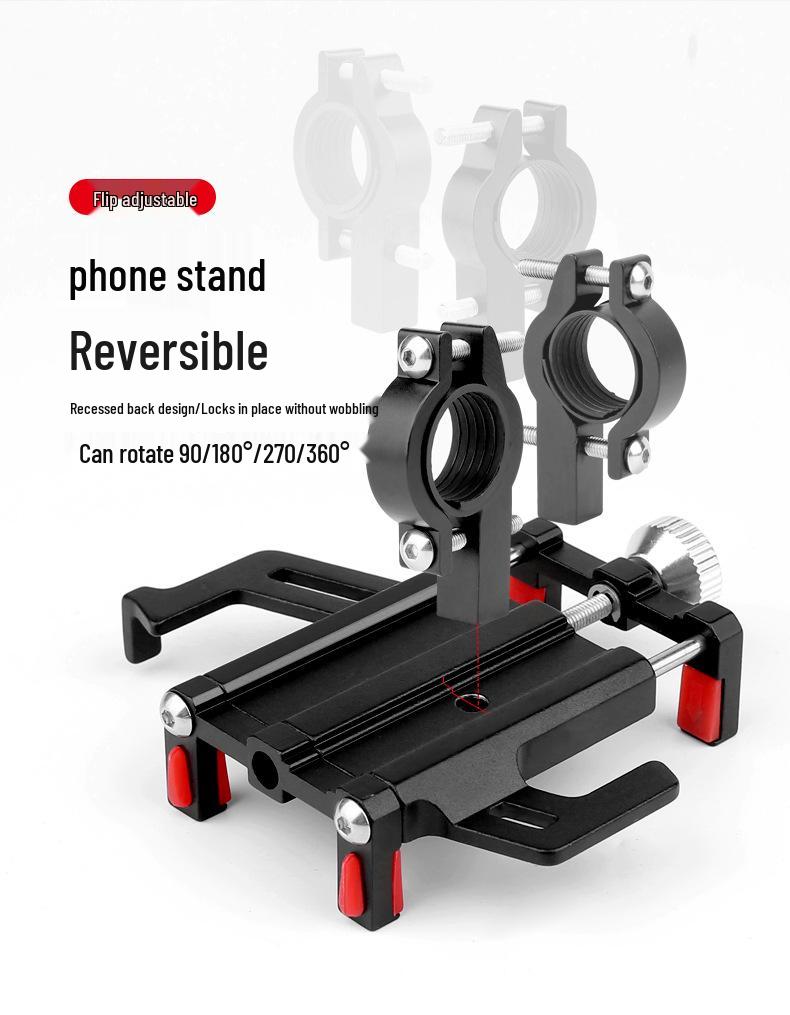 Aluminum Alloy Shockproof Five-Claw Phone Holder for Bikes and Motorcycles