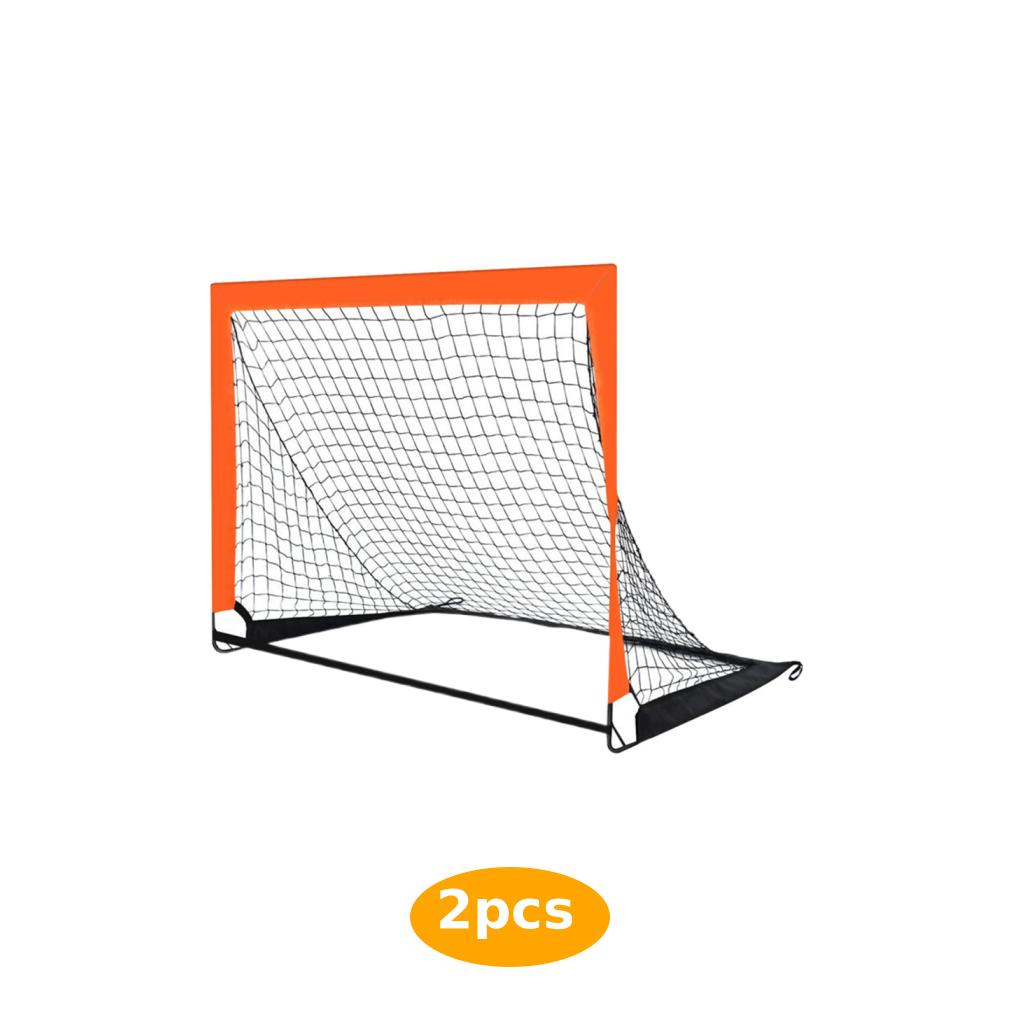 Kids Soccer Goal Set Fun Teamwork Training For Primary School Students Football Outdoor Goals Blue