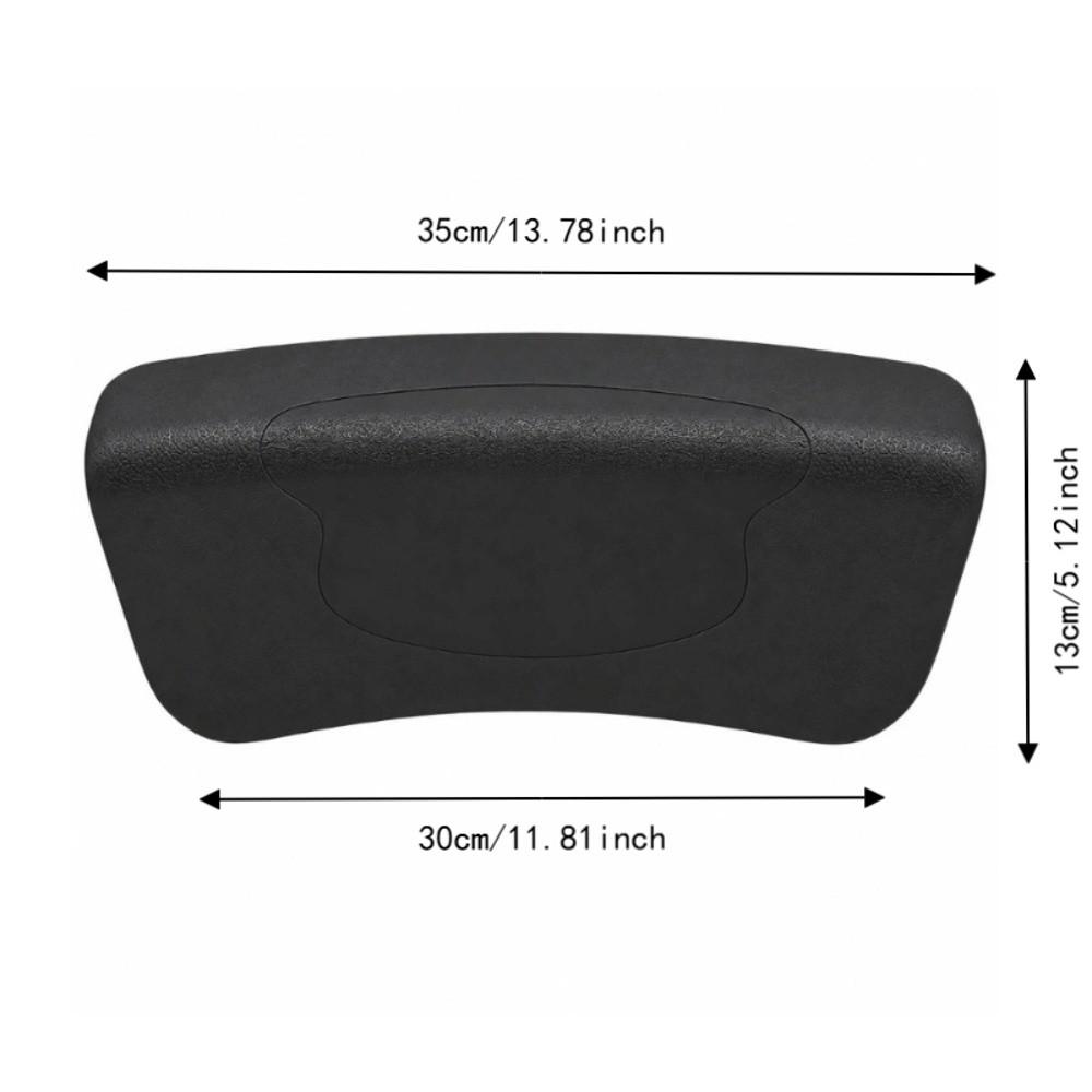 Ergonomic Design Bath Pillow with Strong Suction Cups Back Support Pillow Hotel
