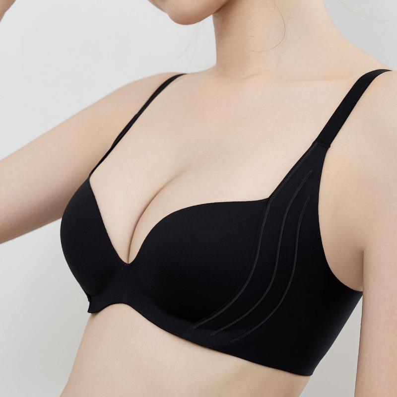Anti-gravity lift seamless underwear women's soft support small breasts gather and show large upper support secondary breasts anti-sagging bra cover