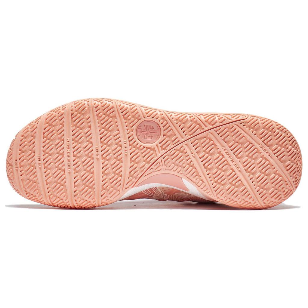 Li Ning CJ 2 Stoff Dämpfung Rutschfest Abriebfest Niedrig geschnitten Basketballschuhe Herren Süßes Pfirsich Orange ABAS001-17