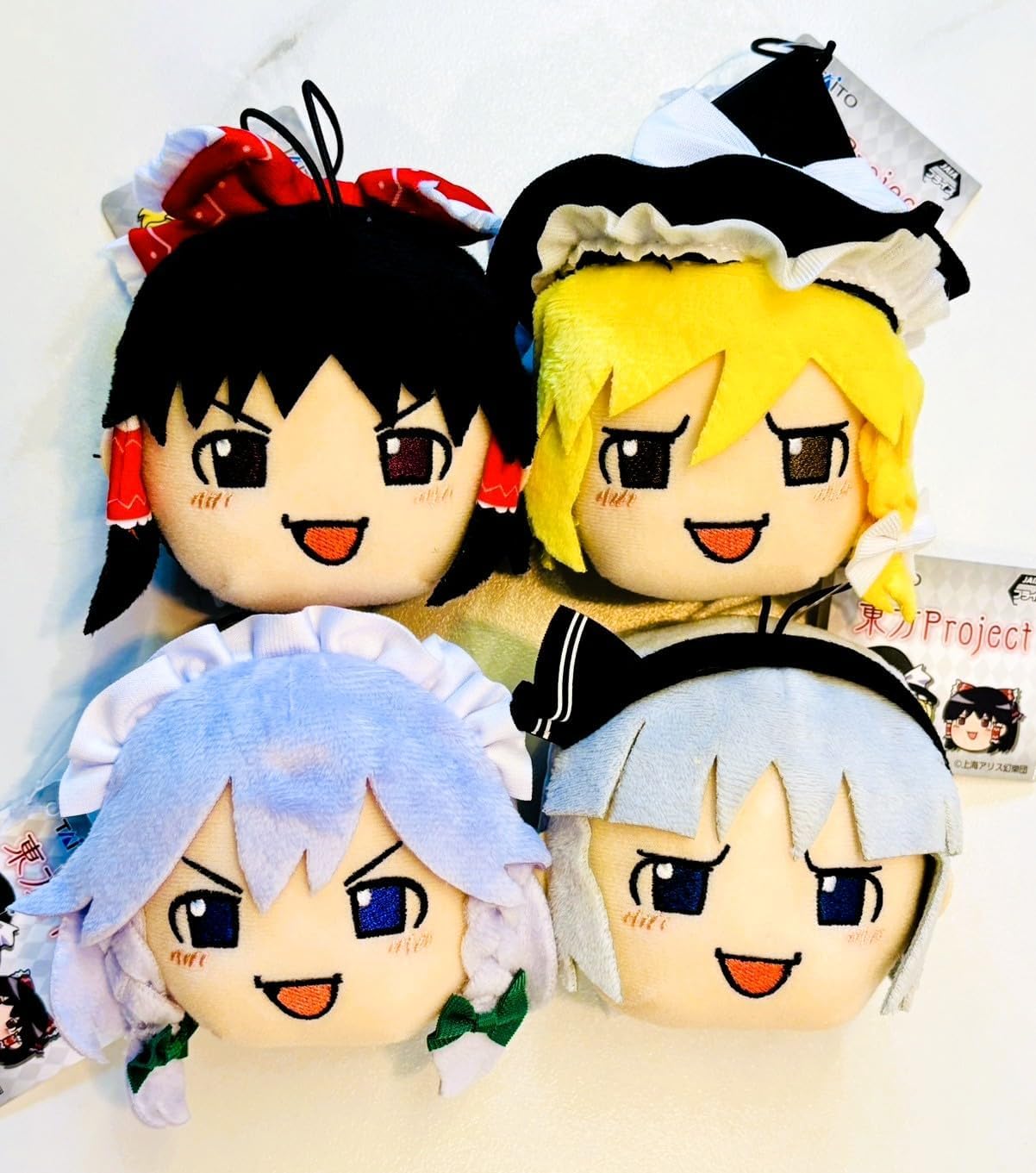 

Touhou Project Plush Mascot Vol.2: Take it easy!!! Reimu, Marisa, Youmu, Sakuya [Set of 4] Official