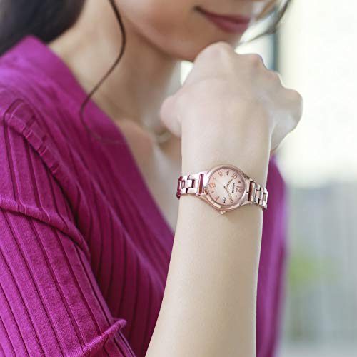 CITIZEN Wicca Solar Tech Radio Watch (Pink Gold / Daily Waterproof / Ladies) KS1-261-91 #Tokimeku Diamond Citizen Radio Solar