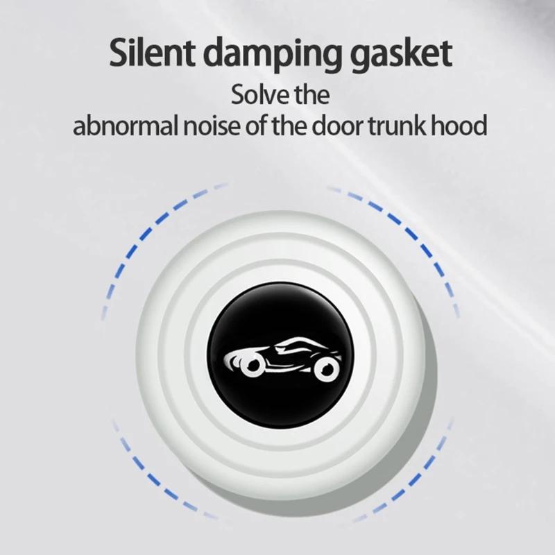Universal Car Door Bumper Protector Stickers Shock Absorbing Mute Noise Gaskets for Cars Trucks SUV - Vehicle Bumper Protection