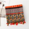 Spring & Summer Geometric Ethnic Silk Scarf - Exotic Style for Women