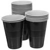 20 Stück Plastik-Partybecher, Trinkbecher, Wasserbecher für Hochzeiten, Camping, Einwegbecher