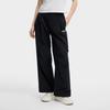 Fila Original Fashion Simple Classic Retro Sports Style Versatile Comfortable Loose Woven Casual Pants Women Bottoms Black F51W629801FBK