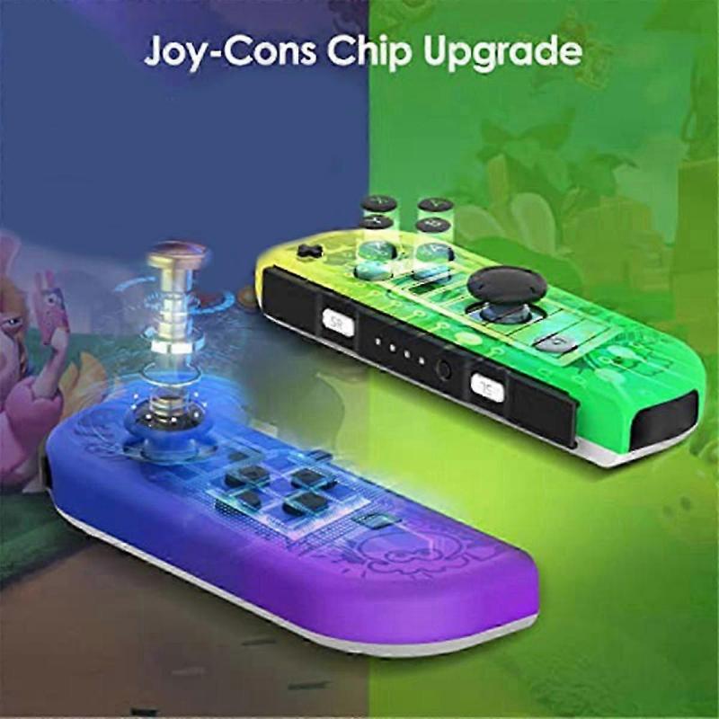 2025 New Handle Game Controller for Nintendo Switch, Wireless Controller with Double Vibration, Wake-Up/Screenshot/Motion Control