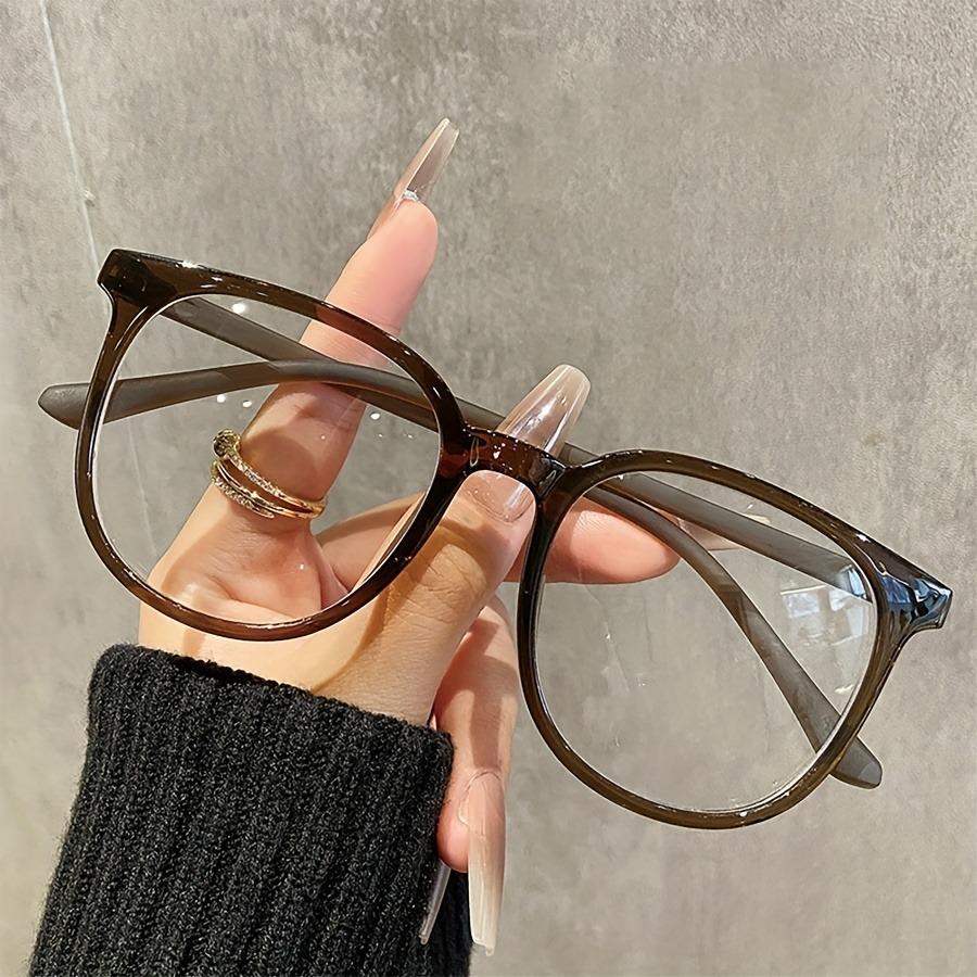 Small Oval Punk Sunglasses For Women Vintage Semi-Metal Sunglasses Gradient Shades Uv400 Casual Sun Glasses