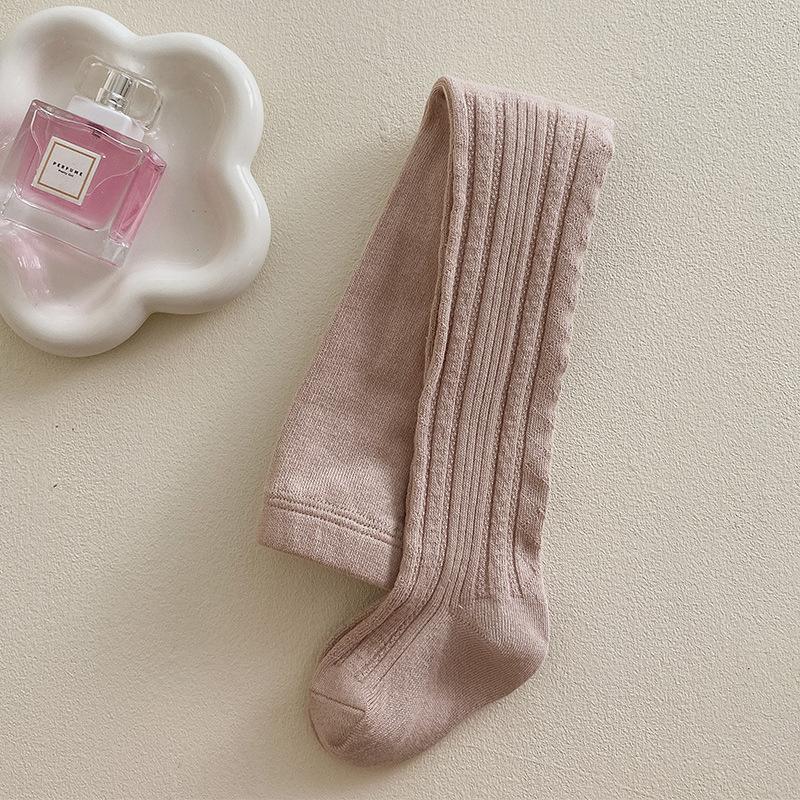 

Осенние новые колготки для девочек, вязаные детские колготки, детские колготки оптом из хлопка XL/110-125cm розовый