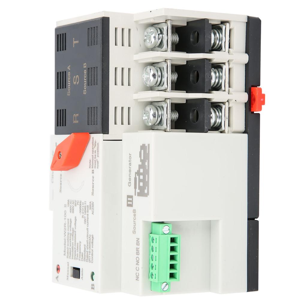 W2R‑100  Power Automatic Transfer Switch 3P 100A 50Hz Power Transfer Switch