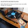 Retro Vinyl Record Player Bluetooth Speaker with Independent Sound Cavity for Home Parties